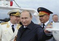 Putin and Shoigu take part in celebrations for Navy Day in Baltiysk