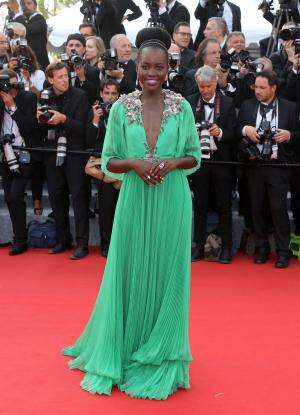 Lupita Nyong'o debuts longer hair at Disney expo