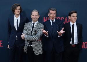 Pierce Brosnan and his sons attend 'No Escape' premiere