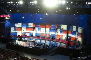 Early GOP debaters target Obama's orders, Clinton