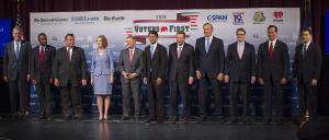 GOP candidate Rick Perry edged out Fox News primetime debate