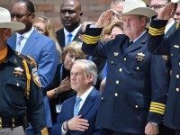 Gov Abbott at Goforth Funeral