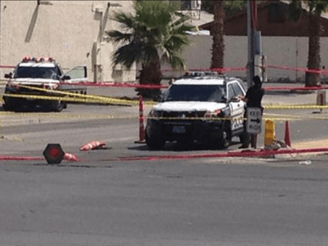 Las Vegas Police Officer Shot - Twitter - Breaking911