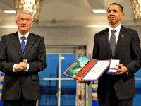 Obama Receives Nobel Peace Prize Official White House Photo by Samantha Appleton