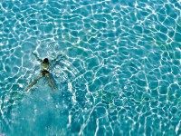 Woman in Pool Shaun Best AP