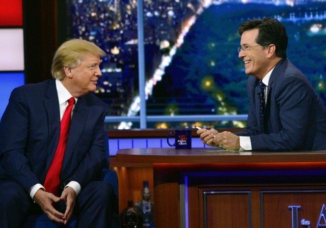 Donald Trump, Stephen Colbert