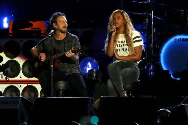 Eddie Vedder, Beyonce Knowles