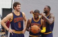 LeBron James, Kyrie Irving, Kevin Love