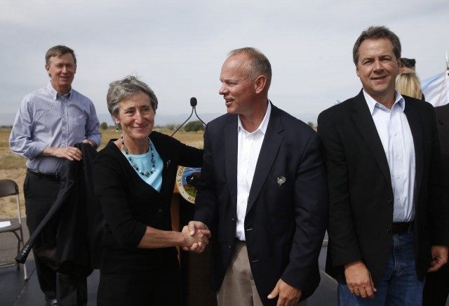 Sally Jewell, John Hickenlooper, Matt Mead, Steve Bullock
