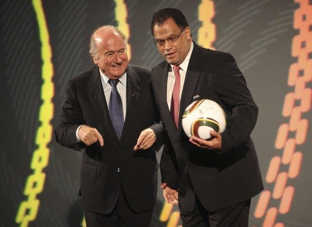 Sepp Blatter, Danny Jordaan