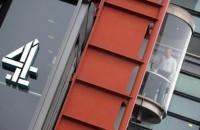 The Channel 4 television station emblem is seen at their headquarters in central London