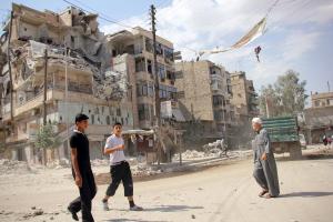 Rebel mortar and rocket attacks kills 21 civilians in Aleppo, Syria