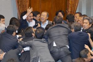 Japan kept no record of talks over revised constitution, report says