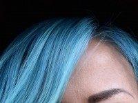 Blue hair (Mike Coppola / Getty)