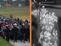 Croatia Helicopter Migrants