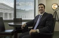 Gerry Gunster, a Washington-based strategist who has been hired by the Leave.EU campaign, poses for a portrait in his offices in Washington, October 7, 2015.