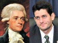 Thomas Jefferson (L) and Paul Ryan AP Photos