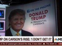 Tuesday on MSNBC's "Morning Joe," Republican presidential front-runner Donald Trump … Trump on Carson: ‘A Lot of Things Will Come Out’