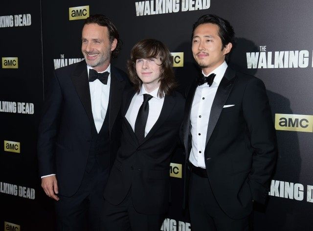 Andrew Lincoln, Chandler Riggs, Steven Yeun