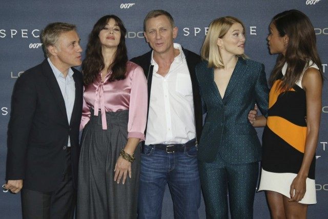 Daniel Craig, Lea Seydoux, Monica Bellucci, Christoph Waltz, Naomie Harris