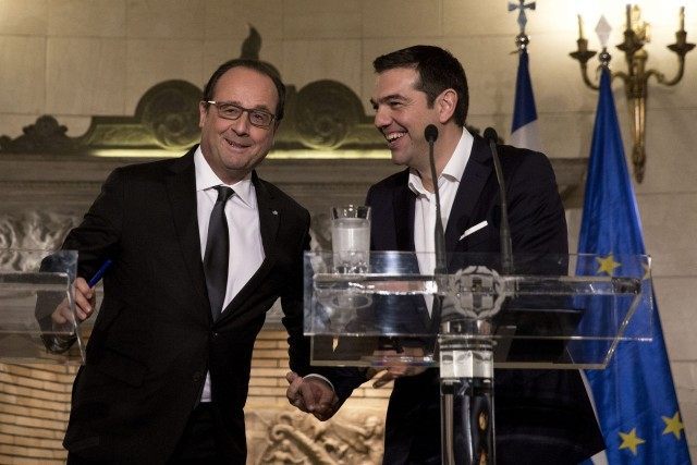 Francois Hollande, Alexis Tsipras