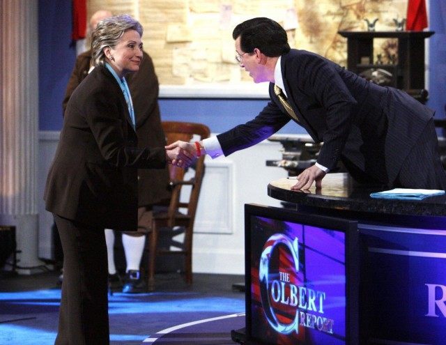 Hillary Rodham Clinton, Stephen Colbert