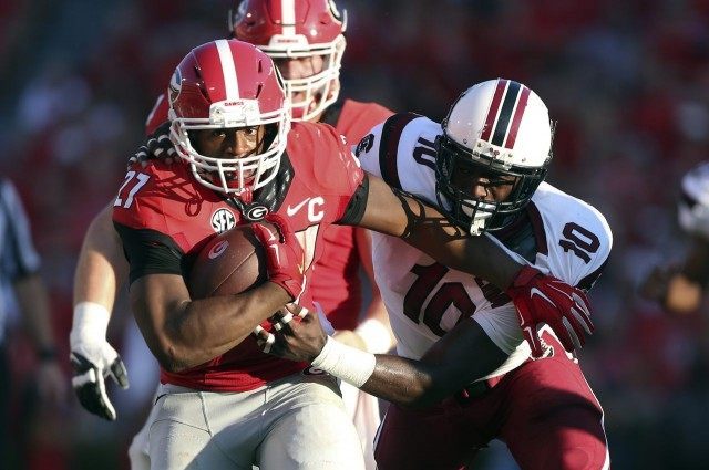 Nick Chubb, Skai Moore