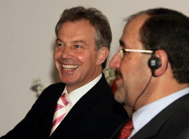 Tony Blair, Nouri al-Maliki