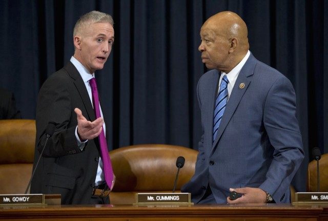 Trey Gowdy, Elijah Cummings