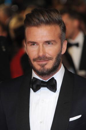 David Beckham shows off 'tattoos' from his children