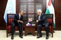 UN's Ban meets with Netanyahu, Abbas; urges calm