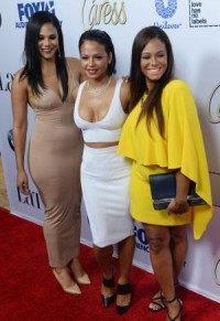 Christina Milian joined by sisters Liz and Danielle at Latina 'Hot List' Party