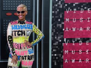 Amber Rose attacks GQ magazine for being labeled an 'infamous ex', 'baby mama'