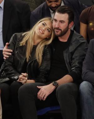 Kate Upton, boyfriend Justin Verlander spotted at Knicks game