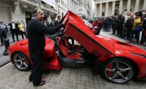 Ferrari shares begin trading on NYSE