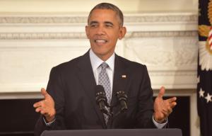 President Obama suprises San Diego couple during golf course wedding