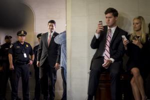 House Republicans overwhelmingly nominate Ryan as next speaker in private vote