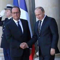 Putin meets with Hollande, Merkel on Ukraine