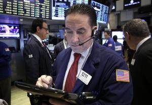 Stocks surge again as health care shares show growth; Dow rises 122 points