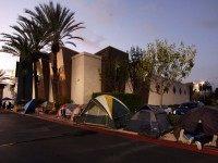 Black Friday camping (Damian Dovarganes / Associated Press)