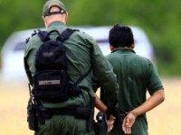 Border Patrol Agent with Alien