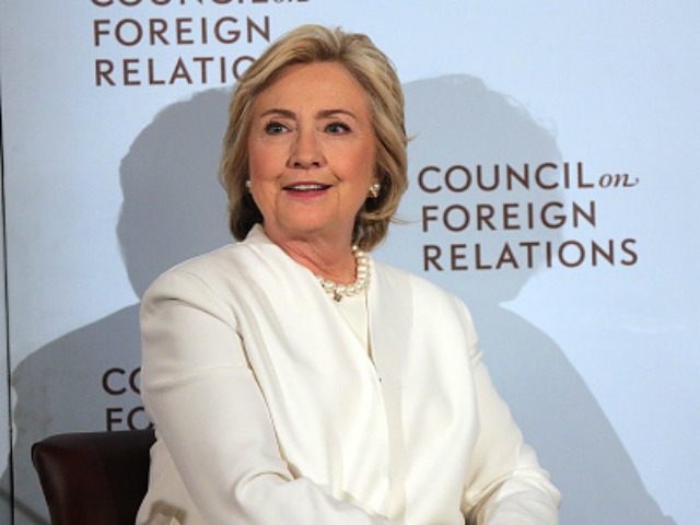 Former Secretary of State Hillary Clinton takes questions after delivering a speech on her approach to defeating the Islamic State terrorist network in Syria, Iraq and across the Middle East at the Council on Foreign Relations on November 19, 2015 in New York City. In the wake of the Paris attacks, for which ISIS has claimed responsibility, the Democratic front-runner for president called for more allied planes and more airstrikes on ISIS as well as an increase in U.S. Special Operations forces and trainers working with regional forces