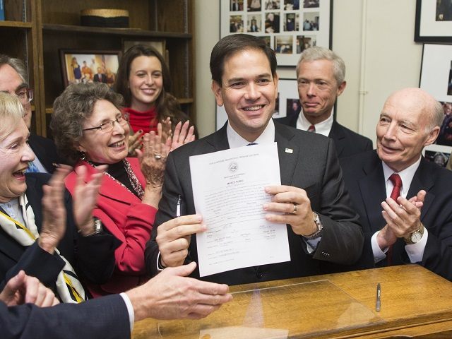 GOP Presidential Candidate Marco Rubio Files Papers For NH Primary