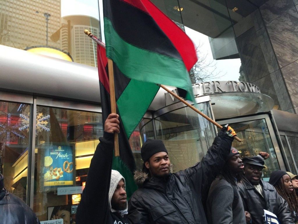 Black Friday Protest over Laquon McDonald Shooting in Chicago (Lee Stranahan / Breitbart News)