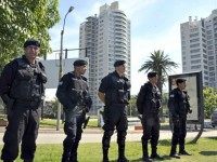 Israeli Officers Guard Embassy AFPMario Goldman