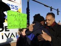 Jesse Jackson at Laquon McDonald protest (Paul Beaty / Associated Press)