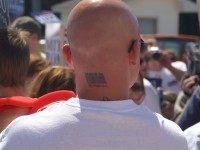 Mitt Romney America tattoo (Marc Nozell / Flickr / CC / Cropped)