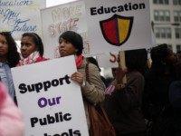 Public School Protest Sign