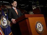 Speaker of the House Paul Ryan (R-WI) answers questions during his first weekly news conference at the U.S. Capitol November 5, 2015 in Washington, DC. Ryan discussed a range of issues including the way he intends to allow members of the House introduce legislation and offer amendments. (Photo by