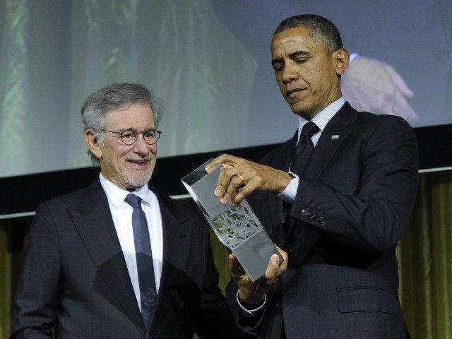 Spielberg Obama (Susan Walsh / Associated Press)